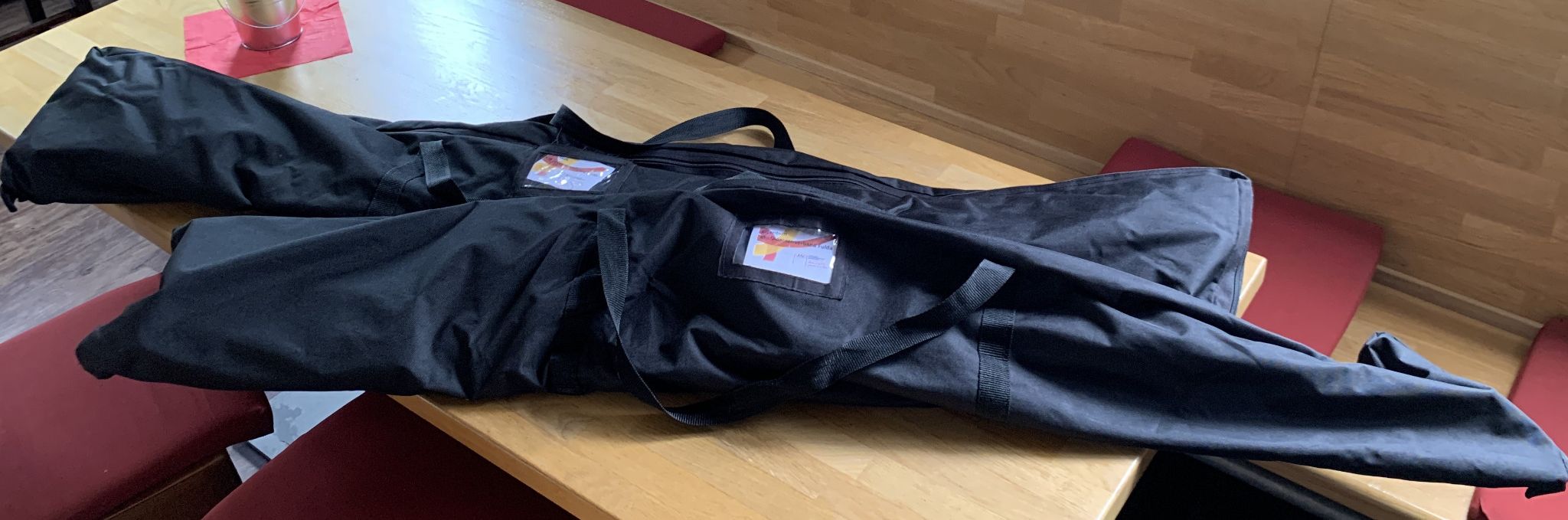 Beachflags, verpackt