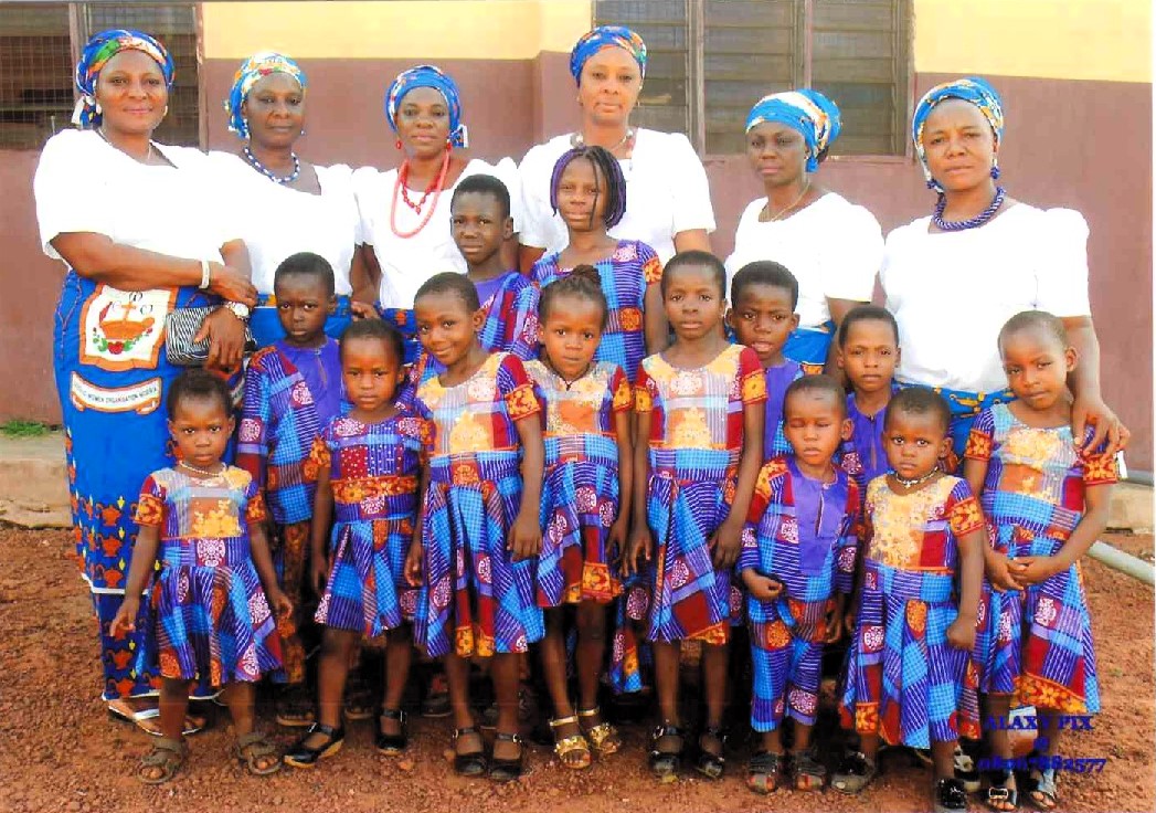 Frauen aus der Partnergemeinde Idah in Nigeria