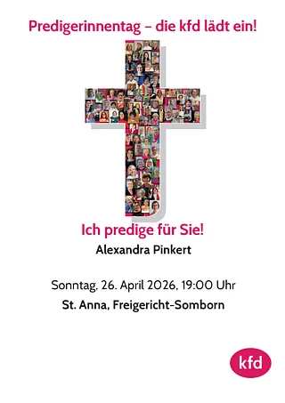 Alexandra Pinkert predigt am 26. April in Freigericht-Somborn