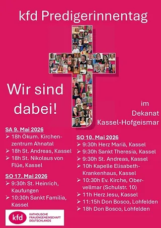 Predigerinnen im Dekanat Kassel Hofgeismar